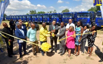 PM Hands Over 50 New Trucks to NSWMA